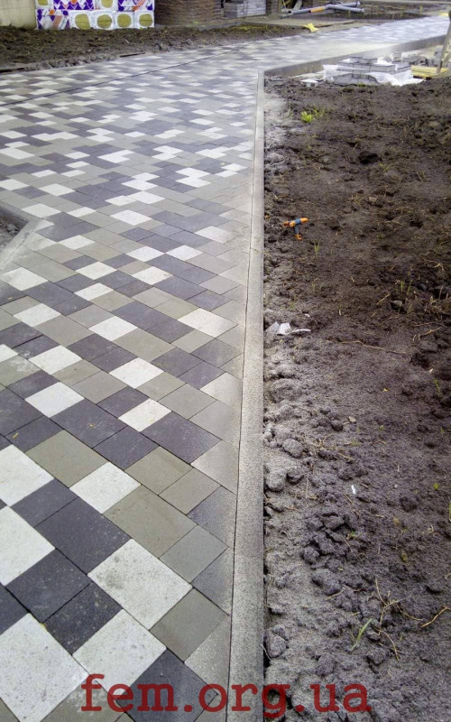 Укладка тротуарной плитки  Плац